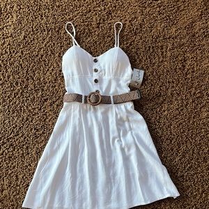 J for Justify Dress,Color white